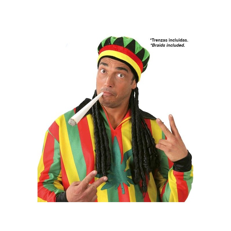 Gorro de Rastafari con Pelo