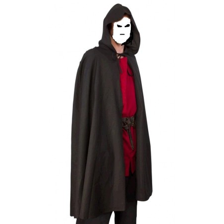 Capa  Marron Con Capucha...