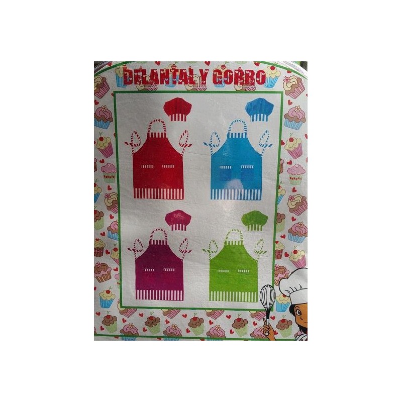 Conjunto Cocinero Cheff Infantil