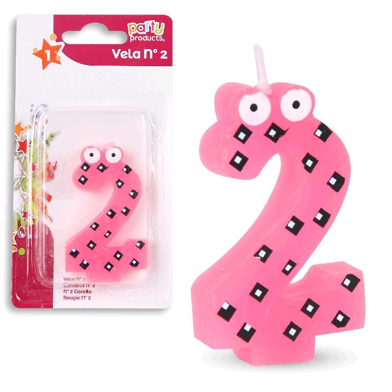 Vela Multicolor con ojos Nº2