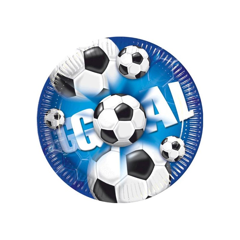 Platos de Futbol 10 un.
