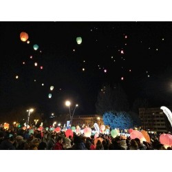 Farolillos Voladores Blancos