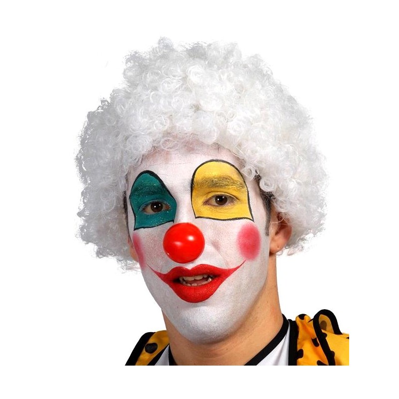 PELUCA DE RIZOS BLANCA