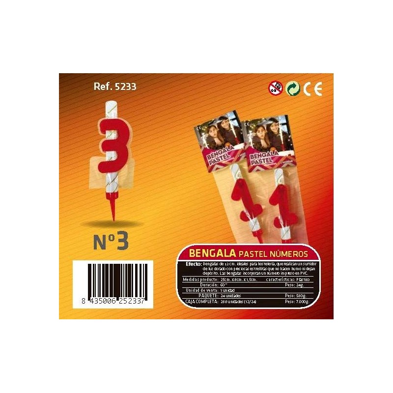 Bengala Pastel nº3