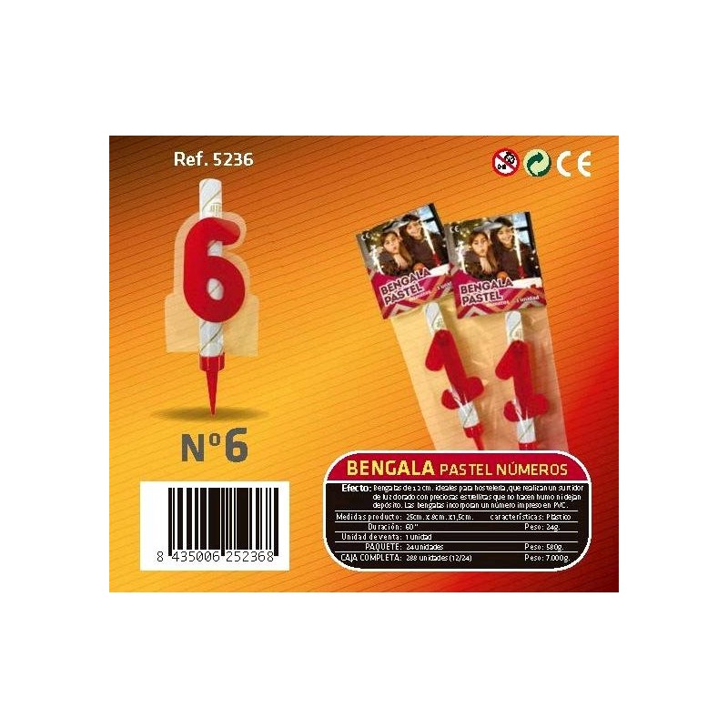 Bengala Pastel nº6