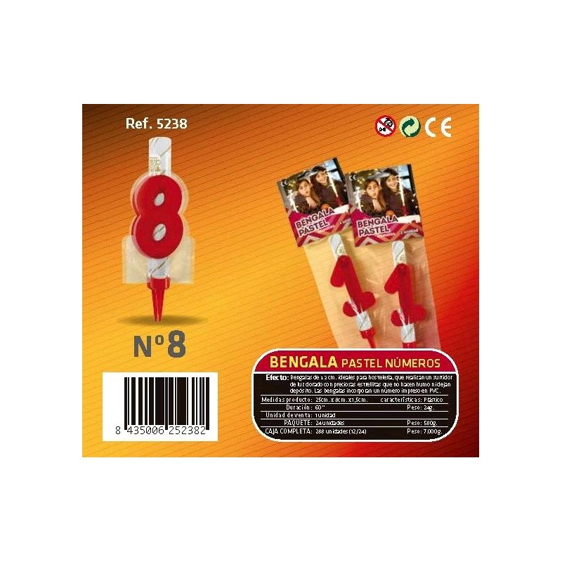Bengala Pastel nº8