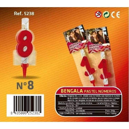 Bengala Pastel nº8