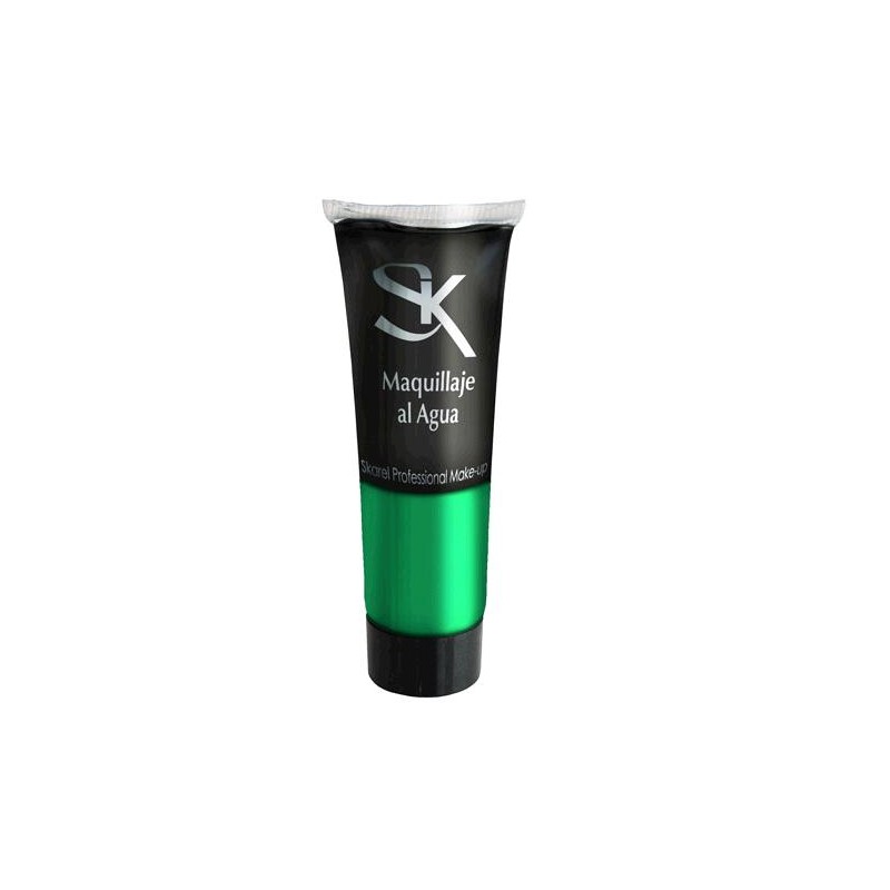 Maquillaje al Agua Verde Tubo 20 ml.