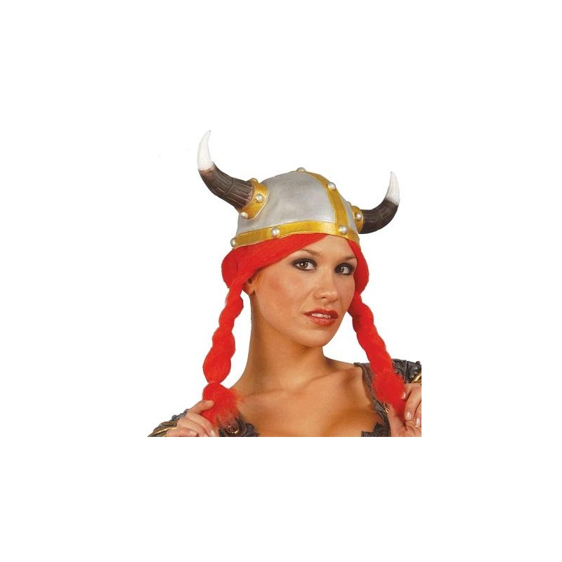 Casco Galo con Trenzas