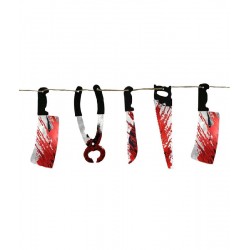 Guirnalda con Cuchillos Efecto Inox