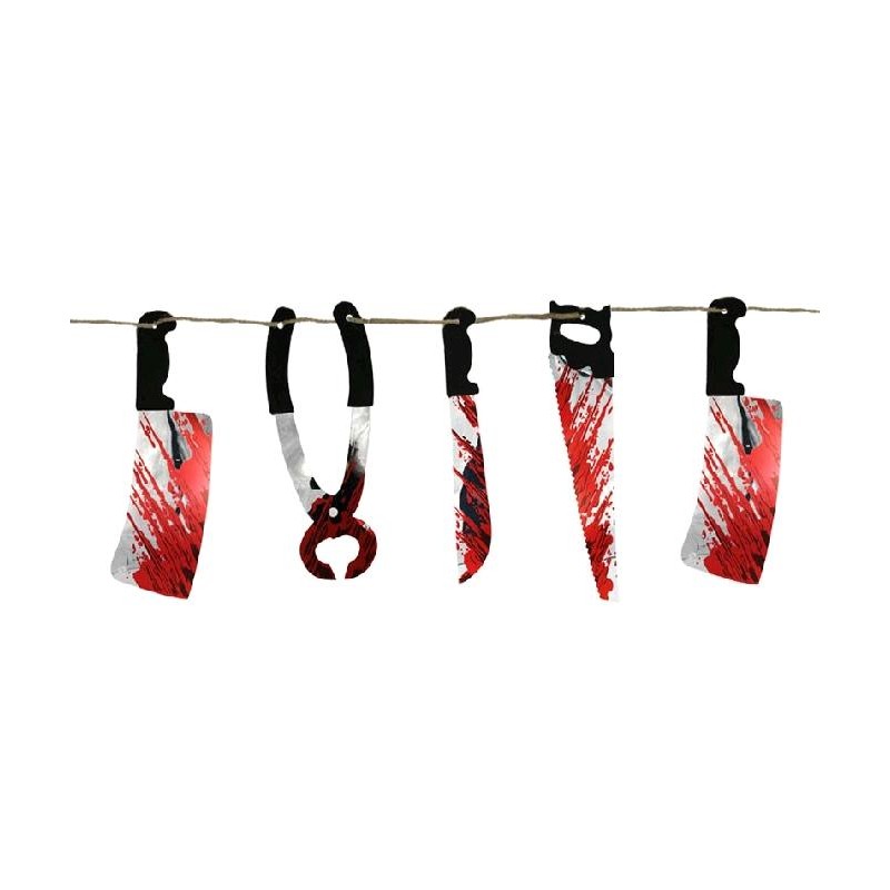 Guirnalda con Cuchillos Efecto Inox