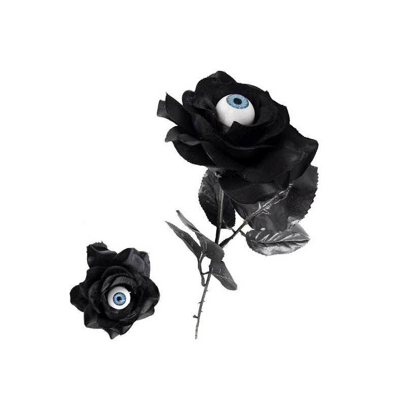 Rosa Negra con Ojo