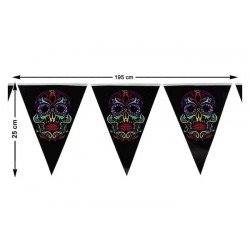 Banderines Catrina Halloween 20 un.