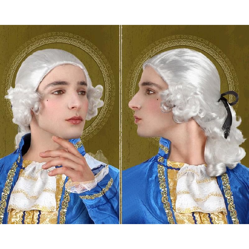 Peluca de Cortesano Blanca