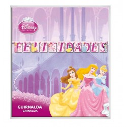 Guirnalda Felicidades Princesas