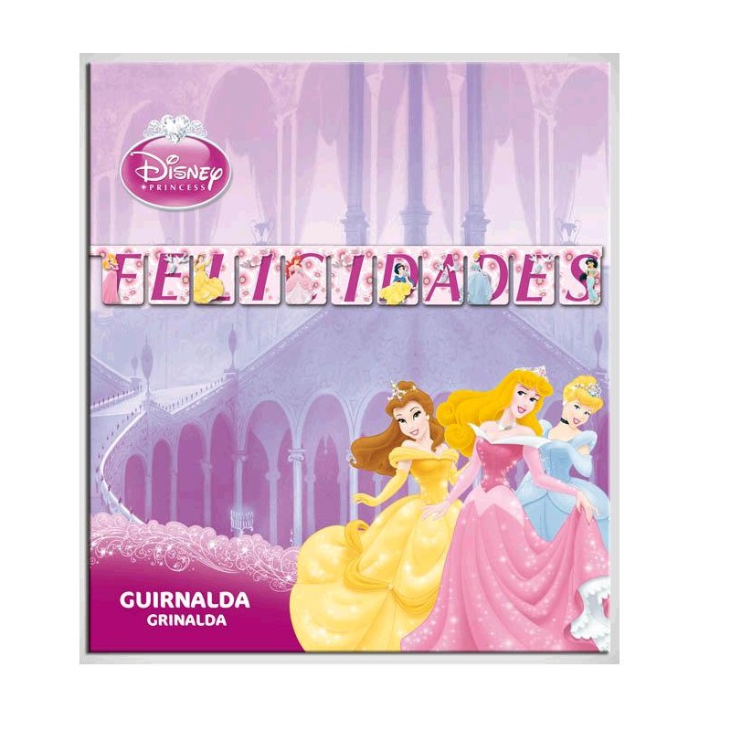 Guirnalda Felicidades Princesas