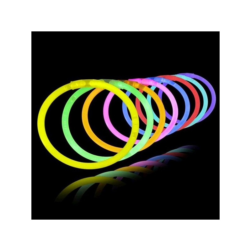 Pulseras Luminosas en Barrita Colores Surtidos