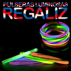 Pulseras Luminosas Regaliz con Rayas