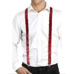 Tirantes Rojos con Lentejuelas