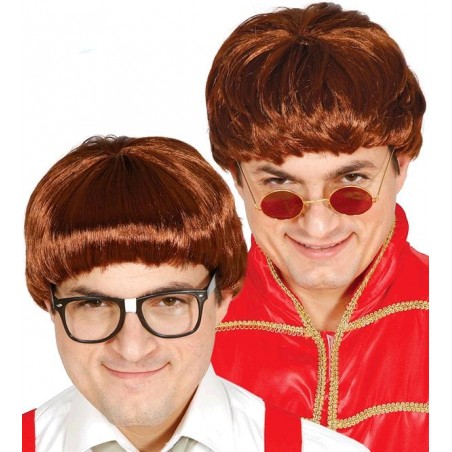 Peluca Castaña Hombre