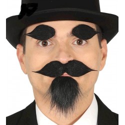 Perilla,Bigote y Cejas con Adhesivo