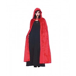 Capa Roja de Terciopelo de 140 cm.
