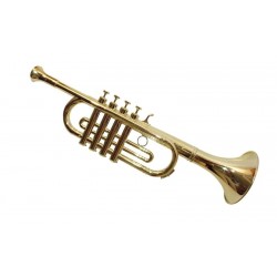 Trompeta 4 Notas Oro 41 cm.
