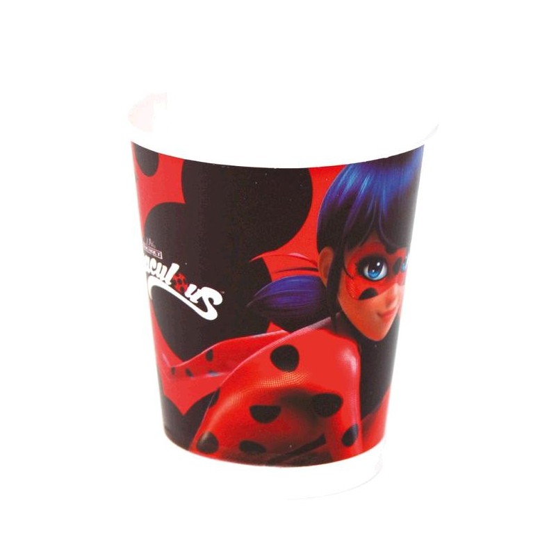 Vasos Ladybug 8 un.