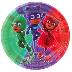 Platos PJ MASKS 8 UNID.
