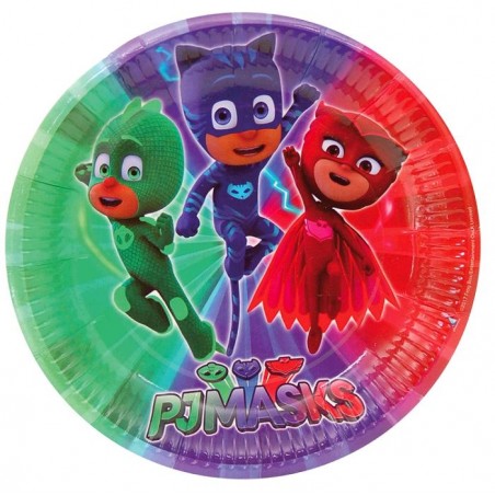 Platos PJ MASKS 8 UNID.