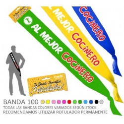 Banda al Mejor Cocinero Nº1 100 mm.