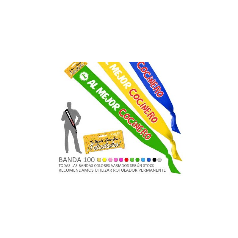 Banda al Mejor Cocinero Nº1 100 mm.