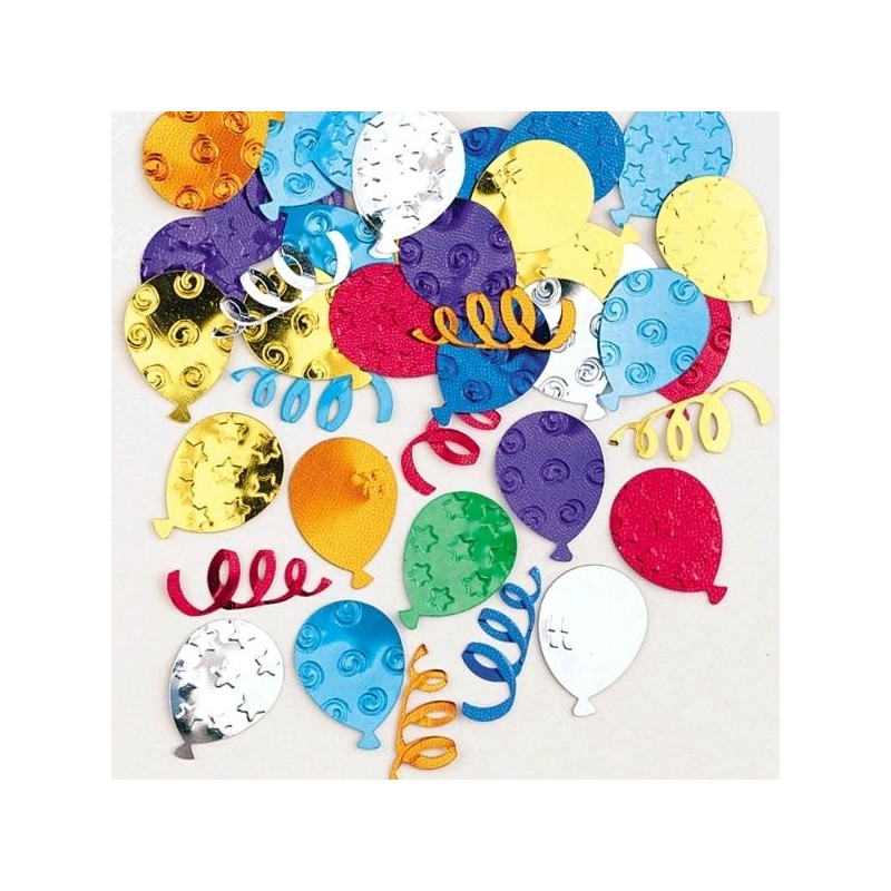 Confeti Forma de Globos y Tartas