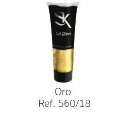 Gel Glitter Oro 30 ml.