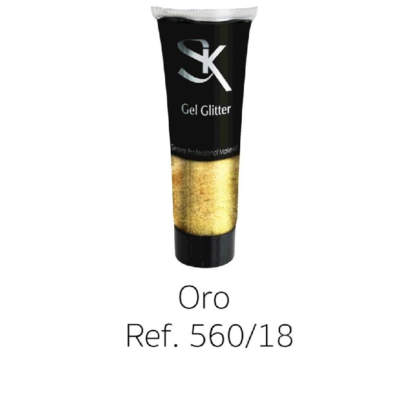Gel Glitter Oro 30 ml.