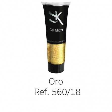 Gel Glitter Oro 30 ml.