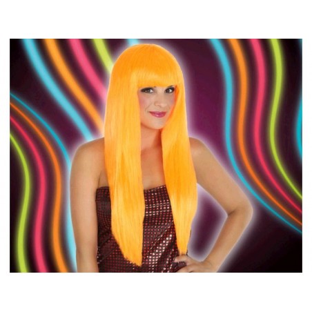 Peluca Naranja larga