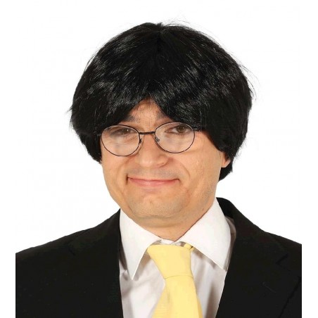 Peluca Negra de Politico...