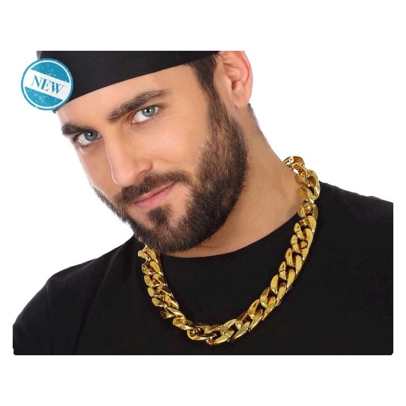 Collar Cadena Gruesa imitación Oro