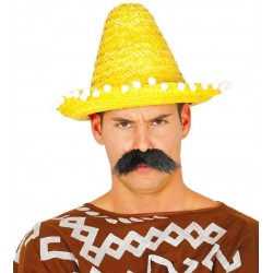 Sombrero Mejicano Amarillo 33 cm.