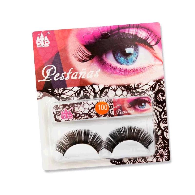 Pestañas Negras Tupidas