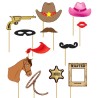 Set Photocall Cowboy 12 piezas