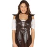 Chaleco Marrón Medieval para mujer