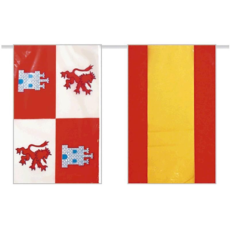 Banderines de plástico de Castilla y Leon-España - 50 metros