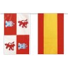 Banderines de plástico de Castilla y Leon-España - 50 metros