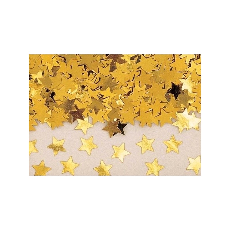 Confeti Estrellas Doradas 14 gr.