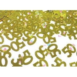 Confeti Nº50 Dorados 14 gr.