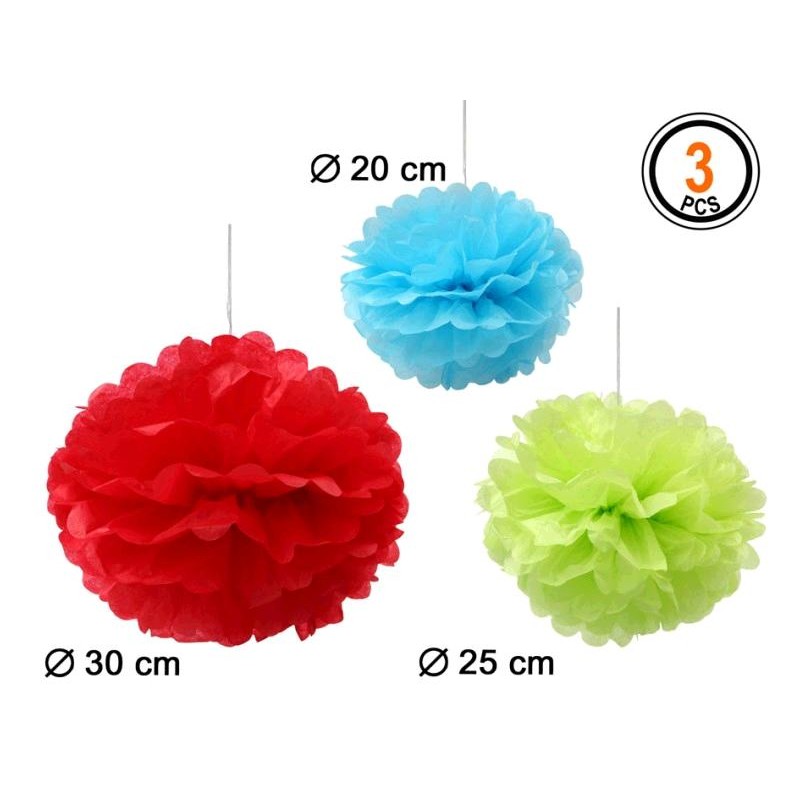 Pompom 3 Surtidos