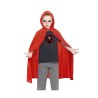 Capa Roja de Punto con Capucha 90 cm.