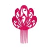 Peineta Fucsia Sevillana Grande